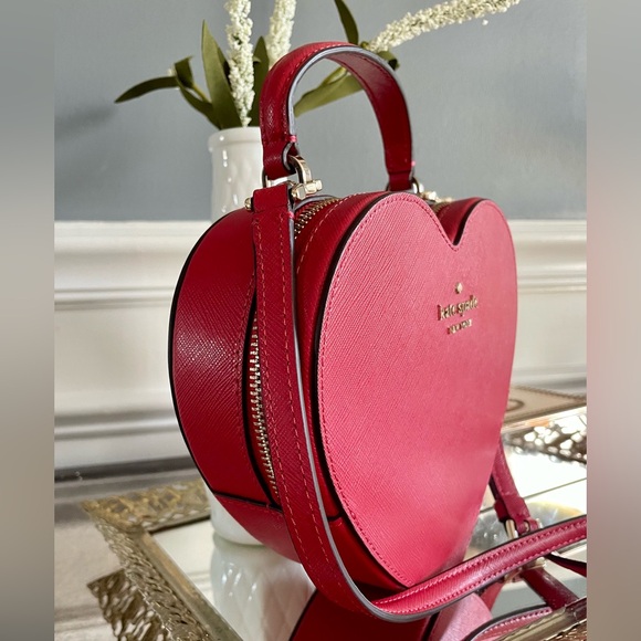 Kate Spade Red Heart-Shaped Bag - Picture 4 of 12